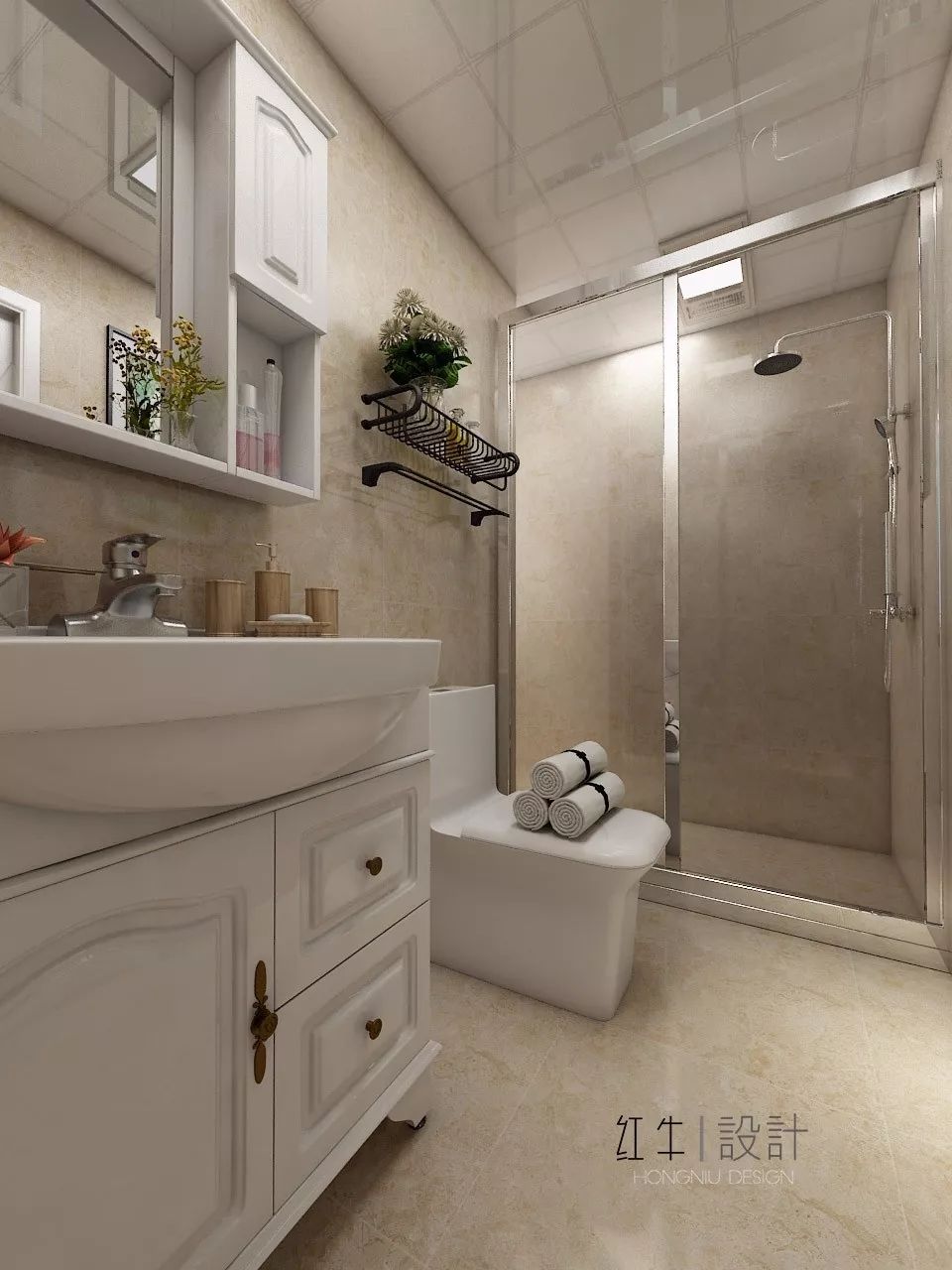 南京四季金輝90平米現代簡約風格裝修  跳躍色彩讓空間更靈動08