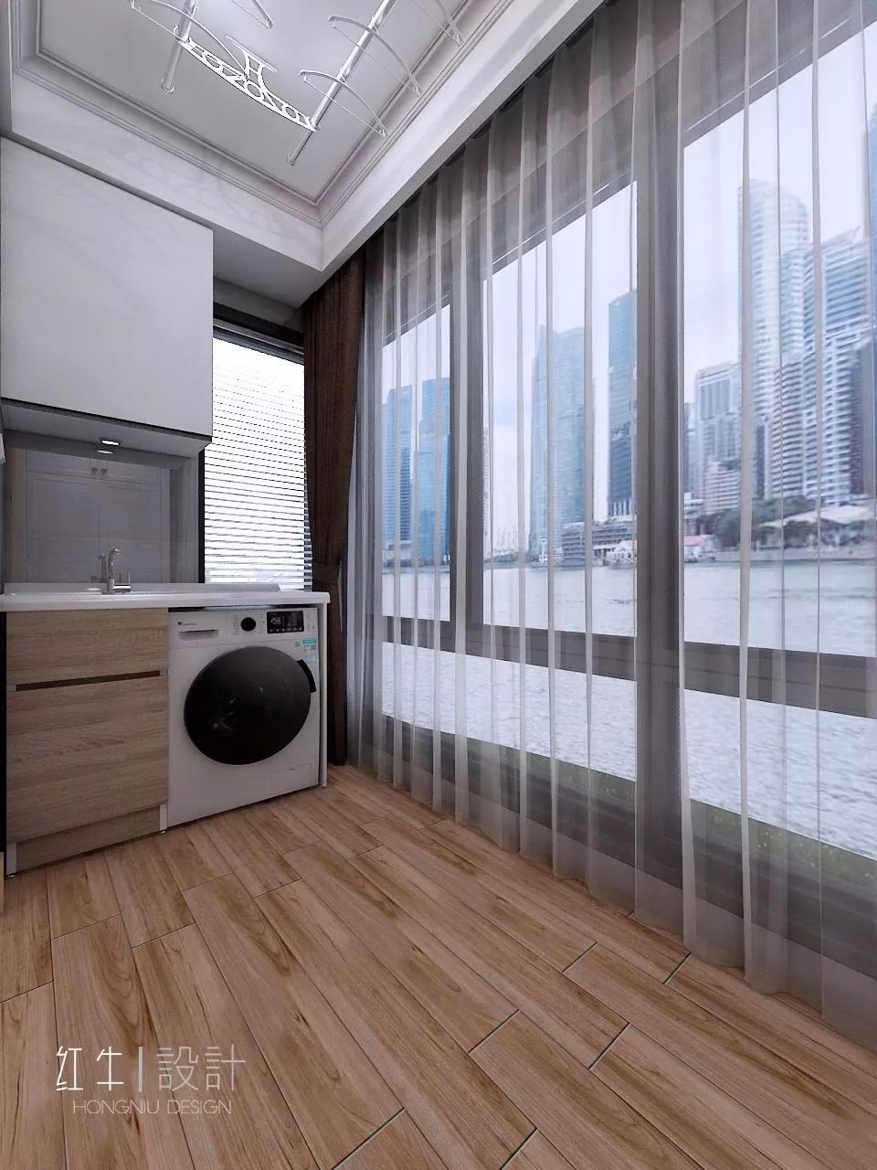 南京新都雅苑88平米現(xiàn)代簡約風格裝修  白橡木為基調(diào)04