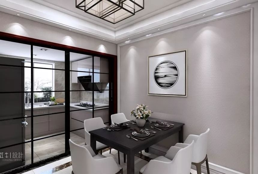 南京紫金華府114平米現代簡約風格裝修  三代同堂的溫馨之家03