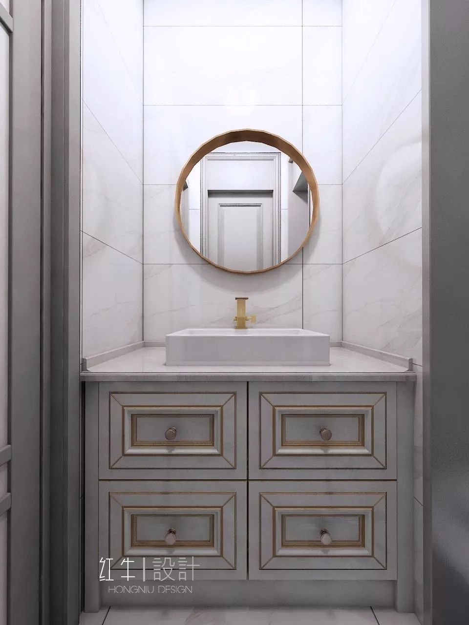 南京紫金未來城140平米簡約法式風格裝修  古典和現代的結合09