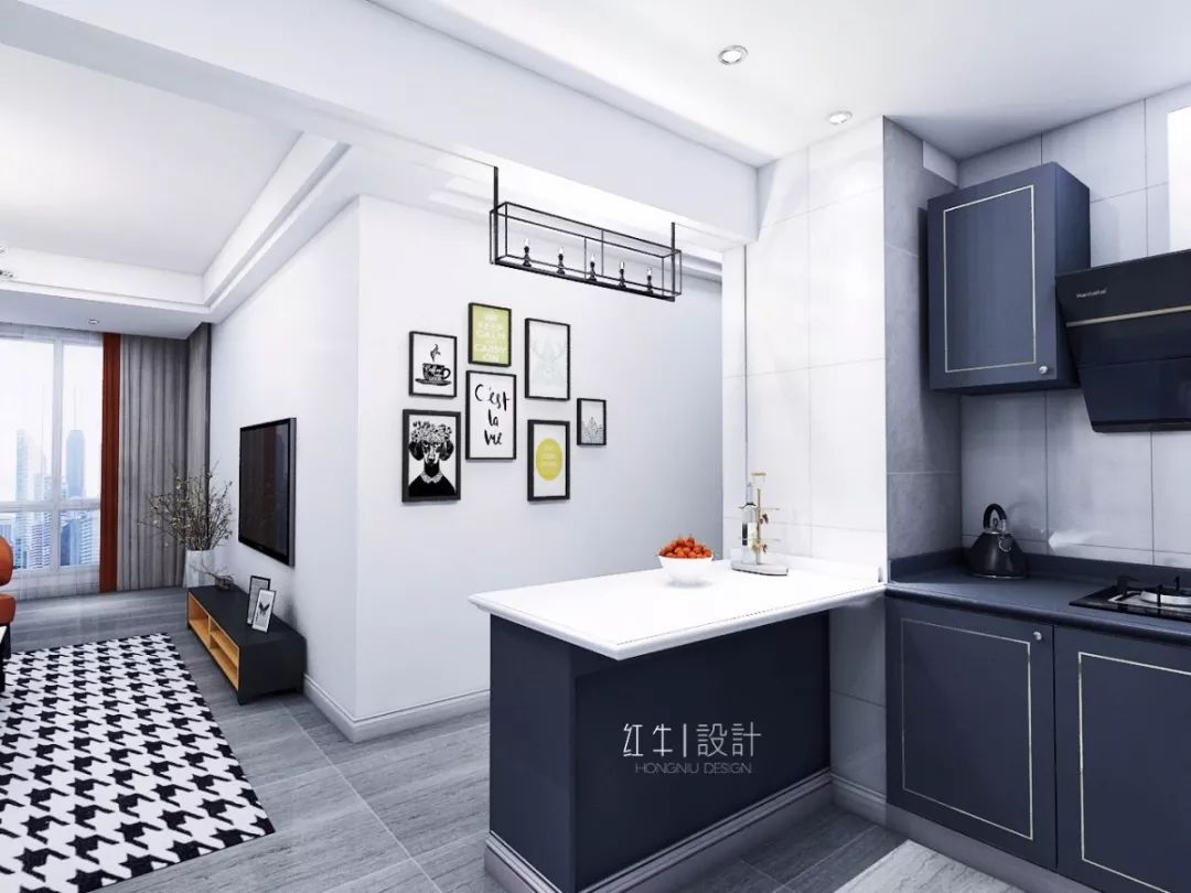 南京招商依云和府88平米現代簡約風格裝修  冷暖中和02