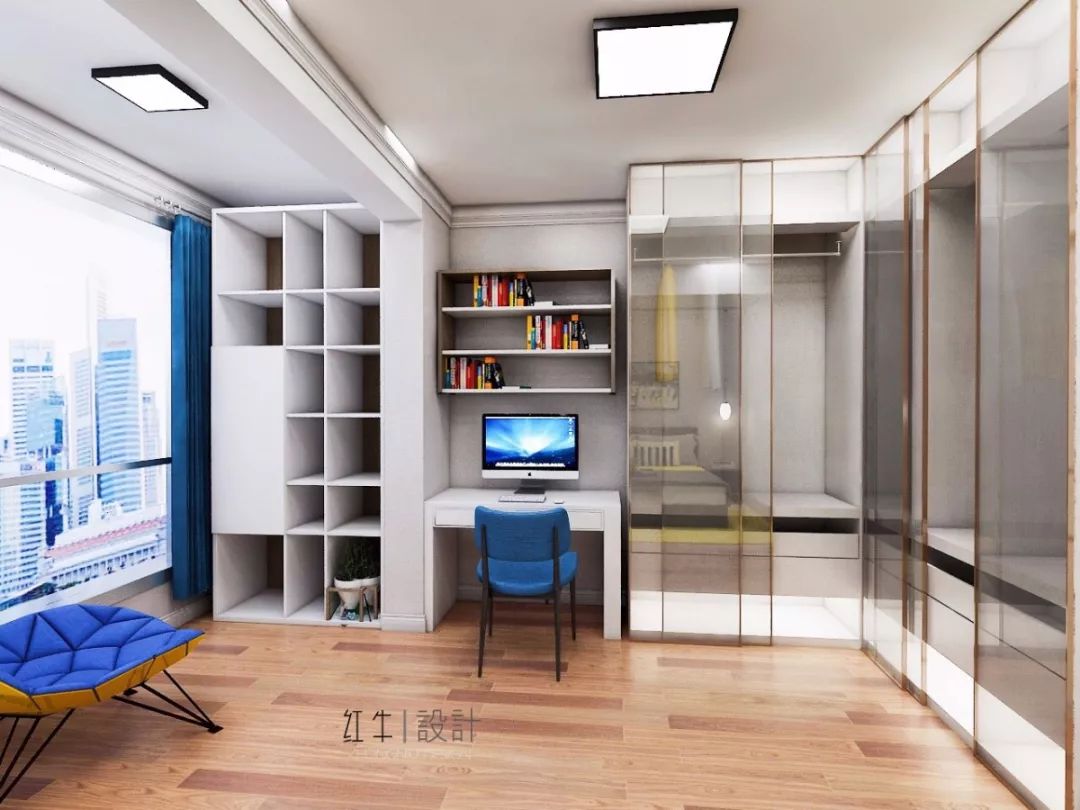 南京招商依云和府88平米現代簡約風格裝修  冷暖中和03