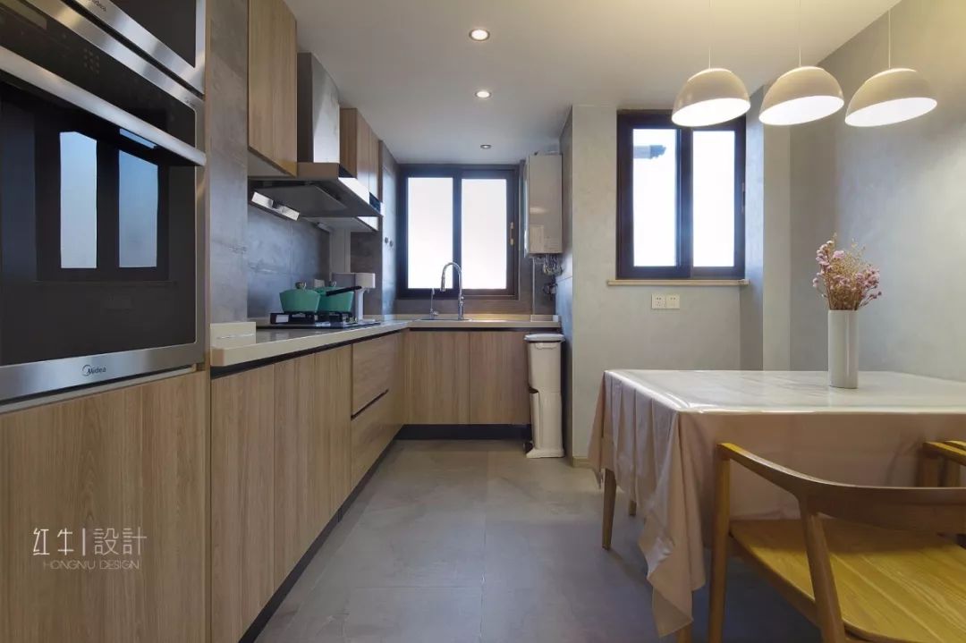 南京明月港灣105平米北歐風(fēng)格裝修  擁有獨(dú)立衣帽間與書(shū)房09廚房