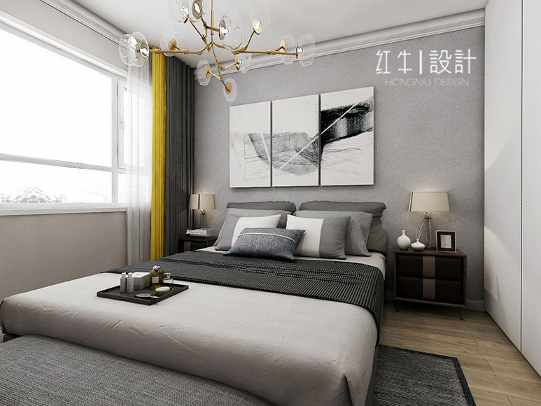 水印580_劉萍萍_南京市江寧區五礦瀾悅方山115㎡簡約現代風格裝修_主臥