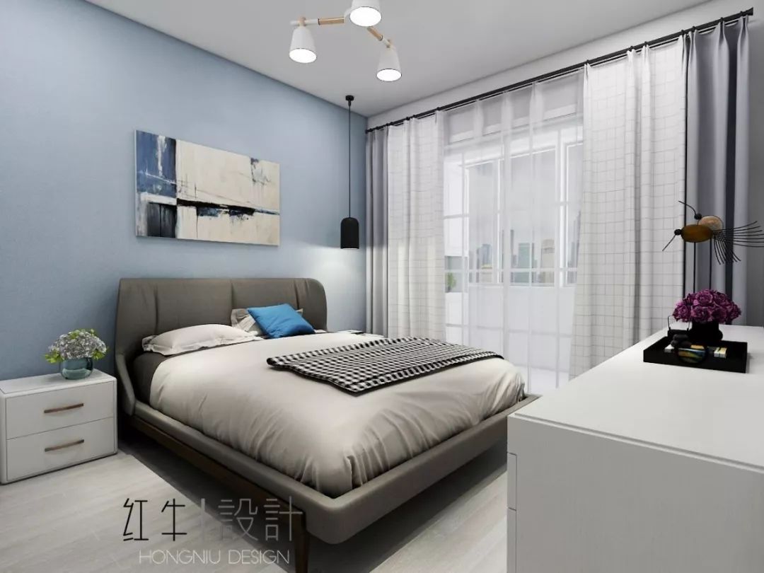 南京老房翻新--“能住”與“好住”之間，就差這點改變！14改造后_主臥室