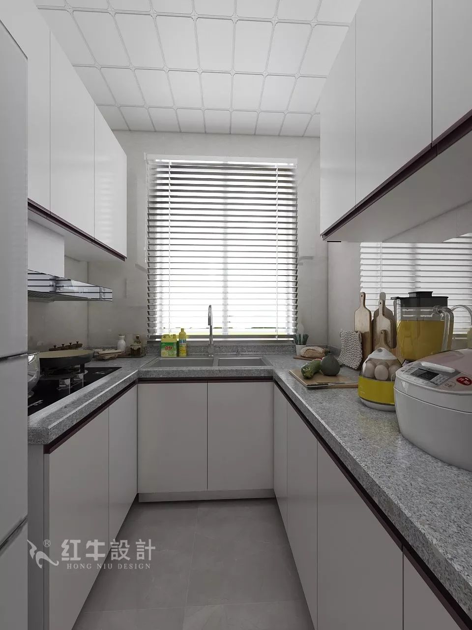 南京老房翻新--70平兩室一廳的年輕活力14熊皓宇_雨花村70㎡北歐風格裝修效果圖_廚房