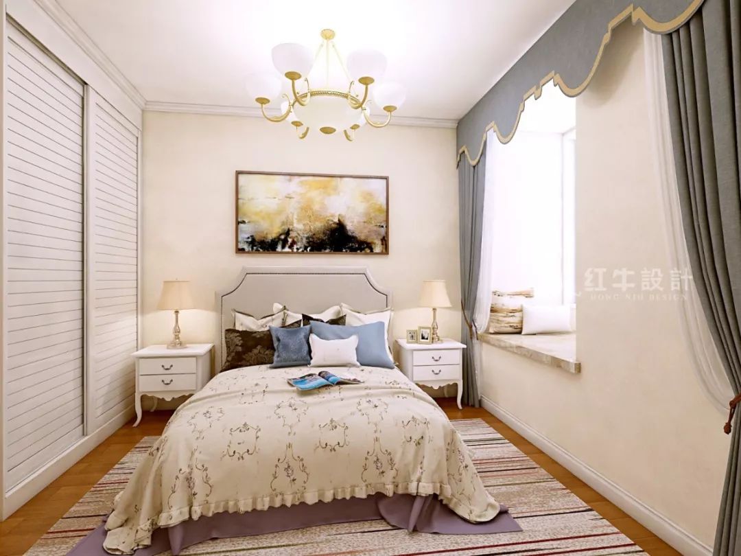 南京恒山花苑106㎡簡歐風格--靜享優雅生活11次臥