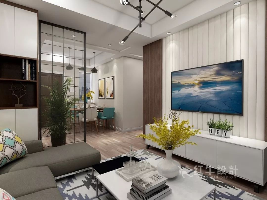 南京海賦尚城99㎡現代風格--幸福的三口之家06客廳沙發