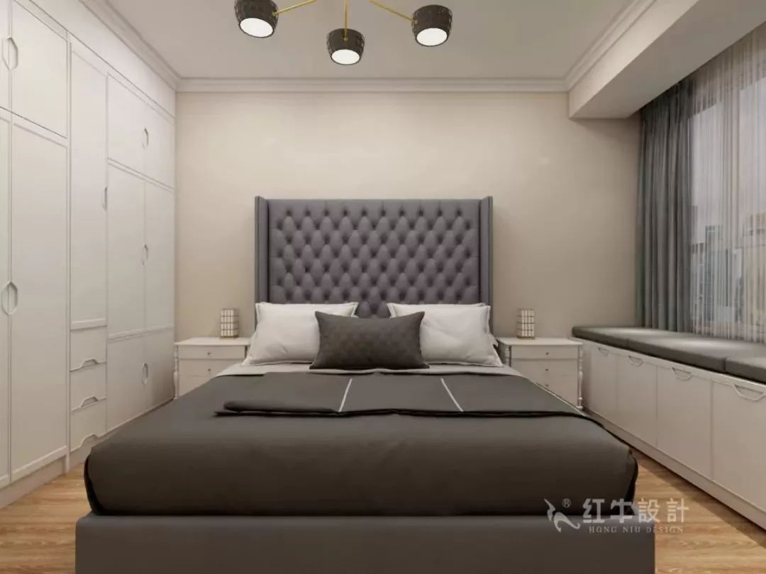 南京海賦尚城122㎡現(xiàn)代風格--打造高品質時尚家居07主臥