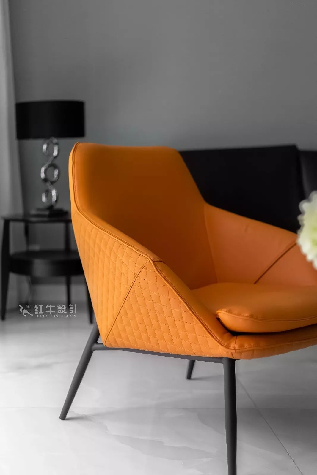 南京雅居樂145㎡現代簡約--演繹當代生活美學04客廳設計03小飾品