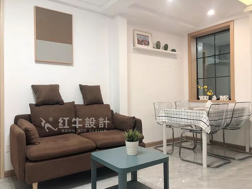 南京后宰門街75㎡北歐風格--美翻了的家庭小院03客餐廳設計