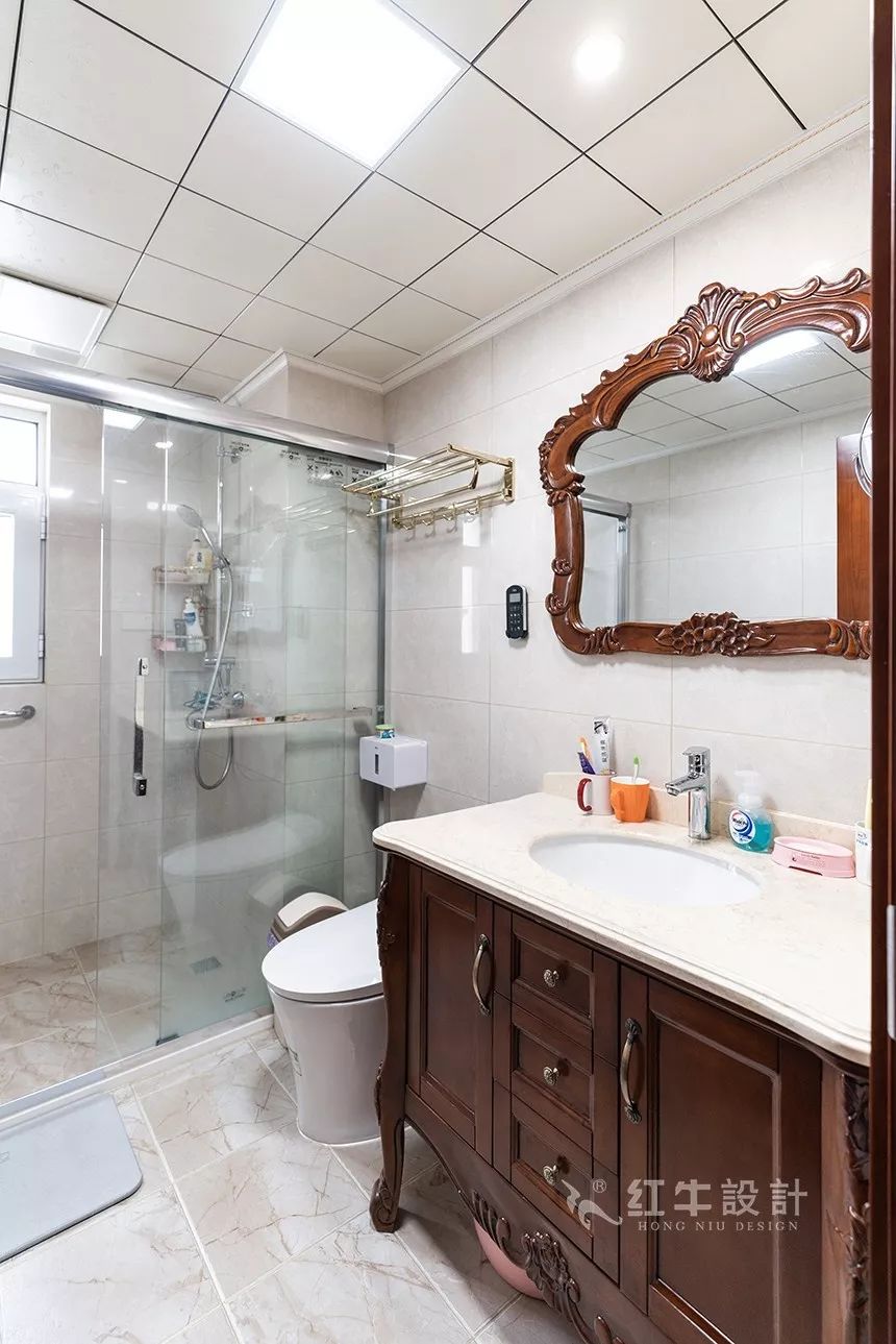 碧桂園鳳鳴苑160㎡簡美風格--喜歡深色家具的看過來11主臥效果