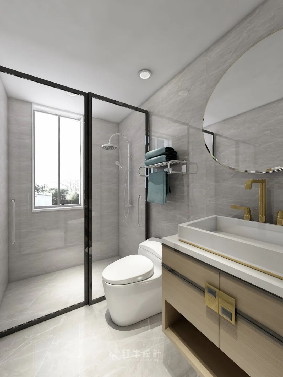 熊皓宇_同曦國際廣場140㎡輕奢風格--改善性住房應該這樣設計10主臥設計