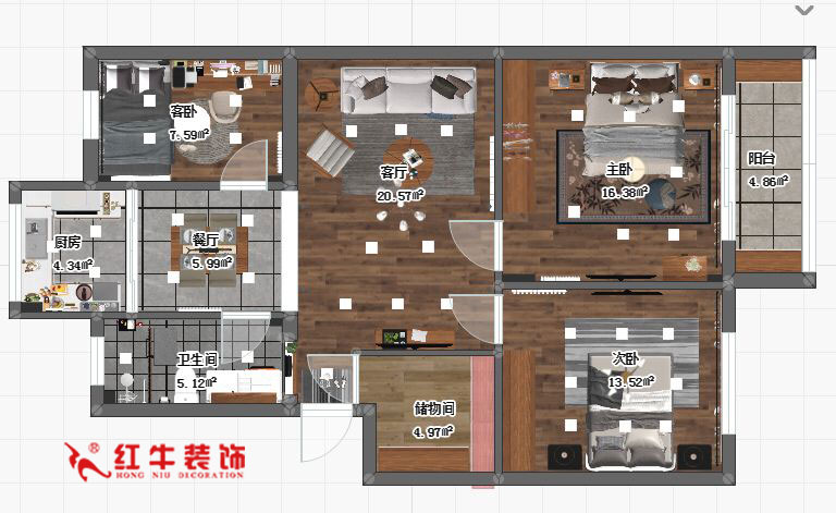 蔣琛_九條巷106㎡現代風“養老房”裝修，給設計做減法！01+logo