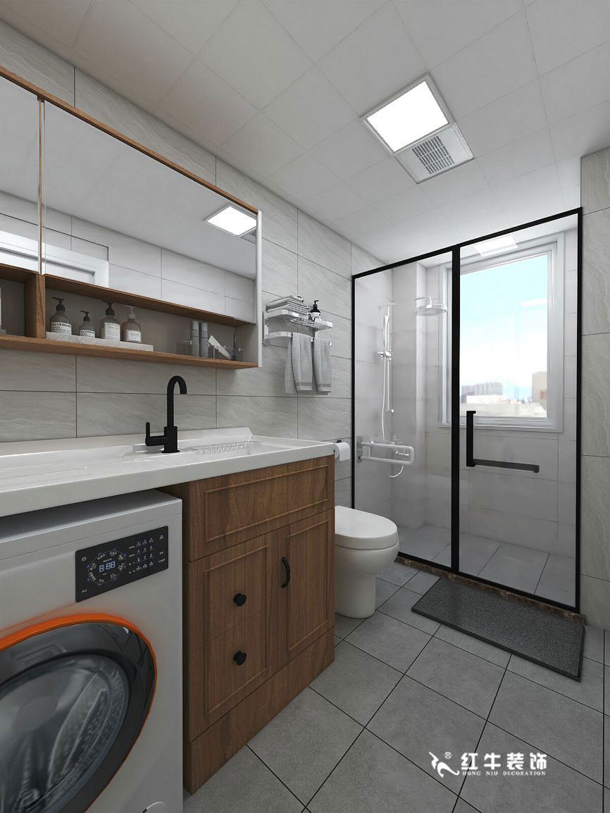 蔣琛_九條巷106㎡現代風“養老房”裝修，給設計做減法！10衛生間+logo