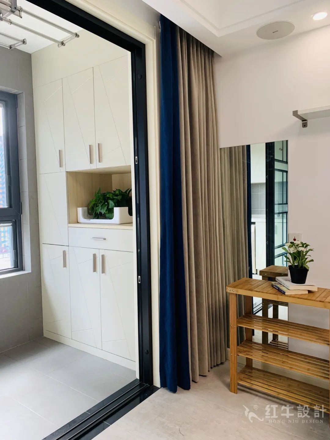 孟憲濤_保利國際社區(qū)115㎡現(xiàn)代北歐--簡潔明亮之家，一人獨居太愜意！08實景效果_陽臺