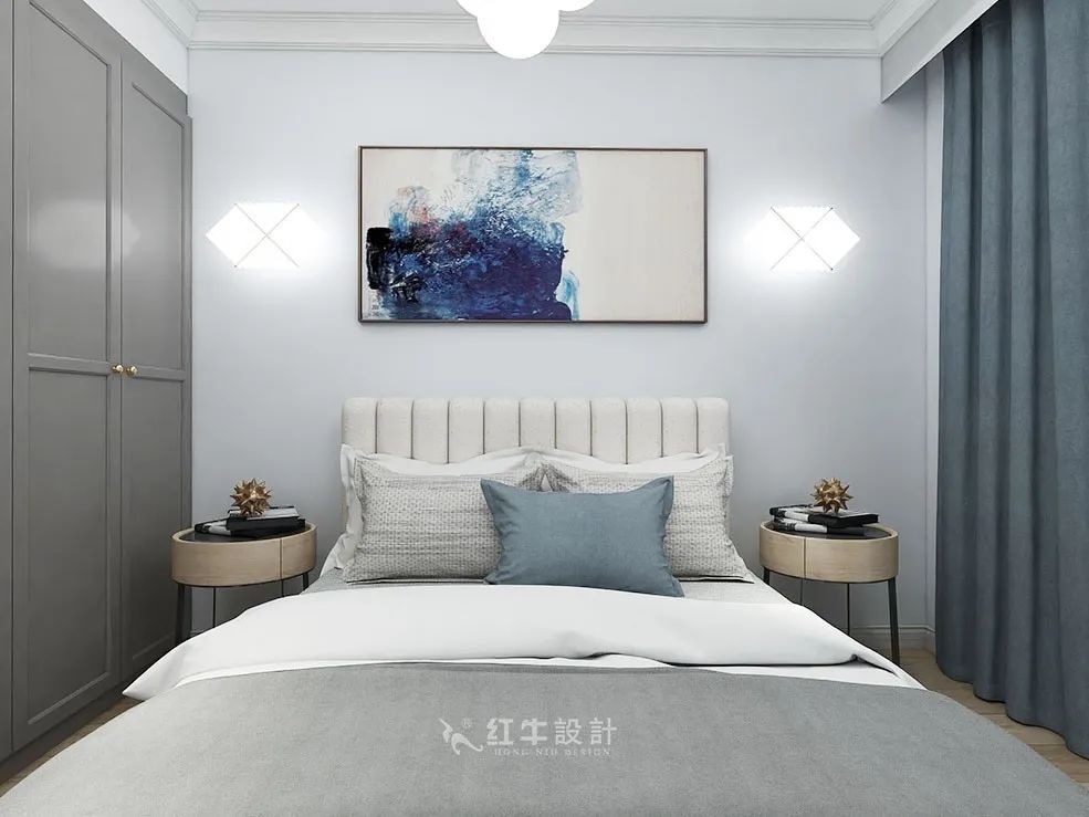 朱明琪_禧和苑89㎡北歐風格--經典小三房設計08主臥設計