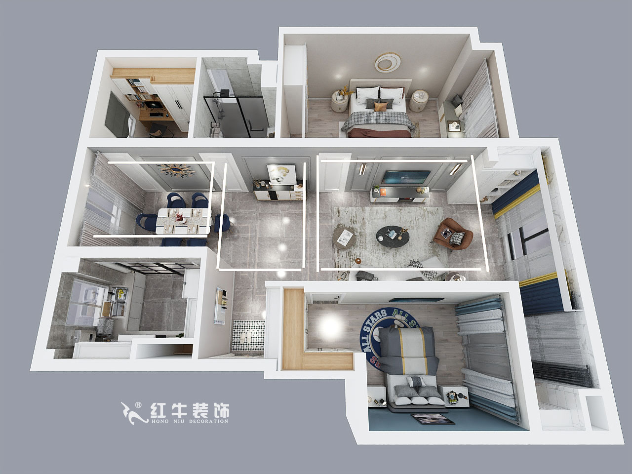 顧娟_汊河金地都會意境7-107-118㎡-現代風格_鳥瞰圖+logo