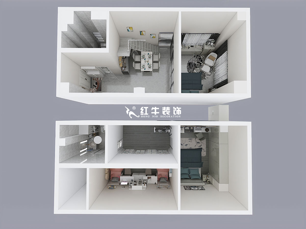 仇美蓉_時(shí)代天地廣場(chǎng)3號(hào)樓1606-35㎡復(fù)式-現(xiàn)代簡(jiǎn)約風(fēng)格00鳥(niǎo)瞰圖