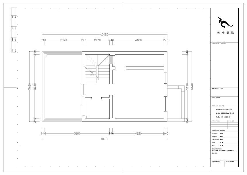 陸利民_香地美舍602-156㎡-新中式風格_5室2廳3衛（新房裝修）_定制家￥208000_全包25萬00_04四層原始結構圖