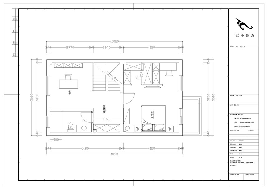 陸利民_香地美舍602-156㎡-新中式風格_5室2廳3衛（新房裝修）_定制家￥208000_全包25萬00_06二層平面布置圖