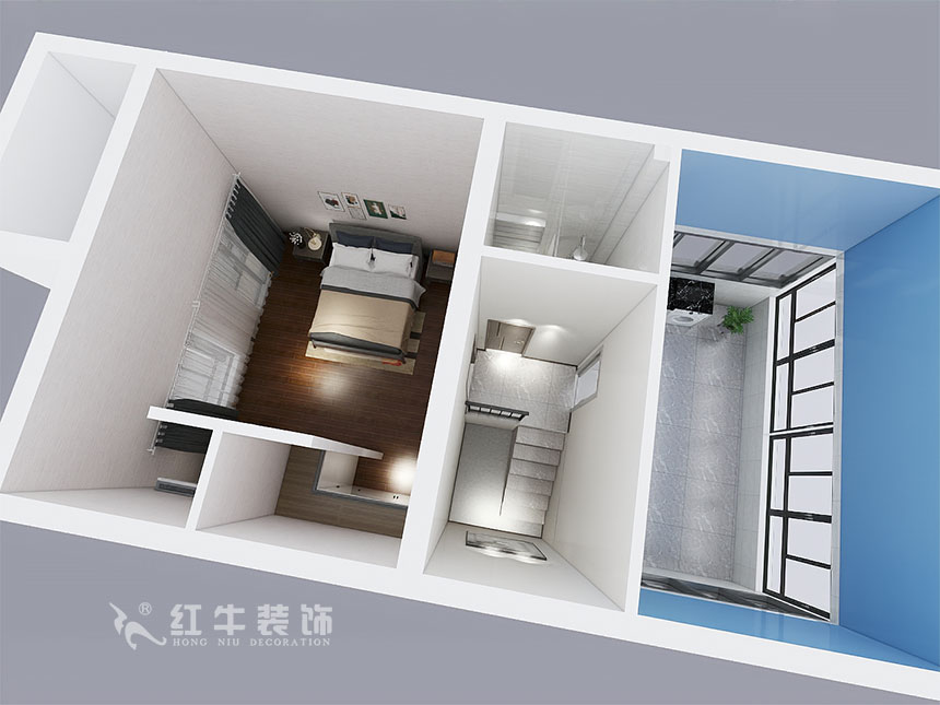 陸利民_香地美舍602-156㎡-新中式風格_5室2廳3衛（新房裝修）_定制家￥208000_全包25萬00_16四樓鳥瞰圖