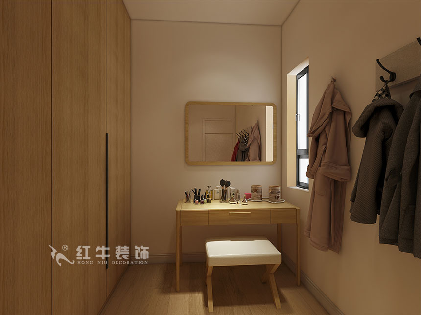 魏利利_津橋華府82㎡現代簡約｜顛覆傳統客廳，即是休閑書吧又是影院11衣帽間