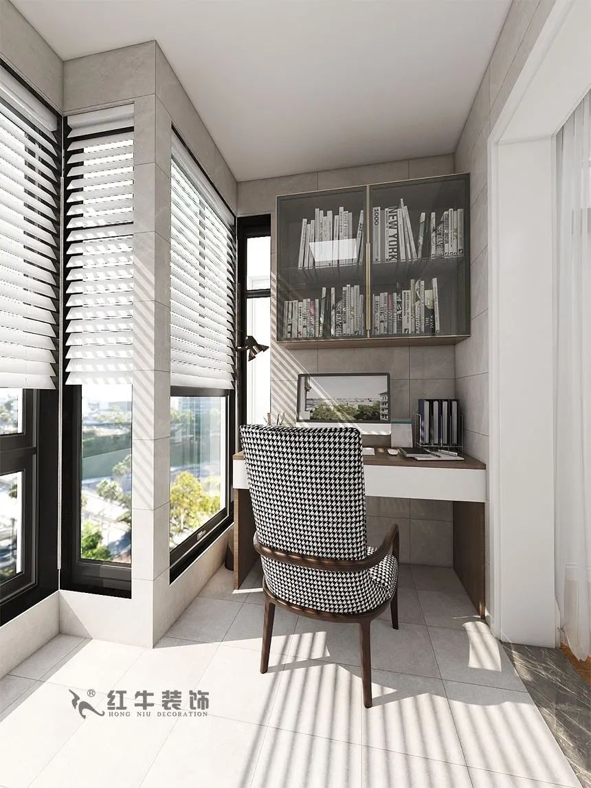 沙發不要靠墻，這樣設計才夠別致！（顧娟_東城水岸115㎡現代風格_3室2廳1衛_舊房裝修_全包17萬）12