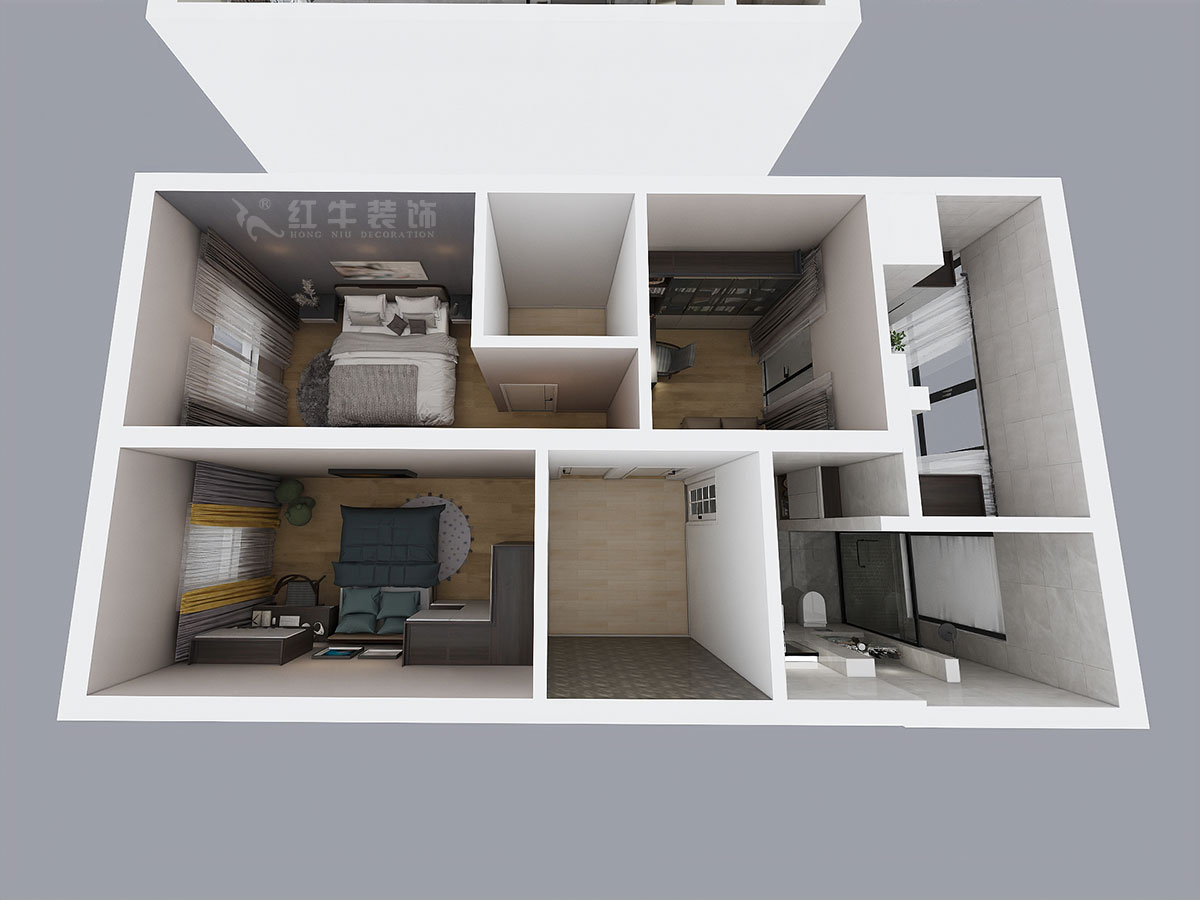 郭志成｜銀城千花溪3-505-130㎡-現代簡約風格｜3室2廳2衛｜新房裝修｜定制家￥195986｜全包19