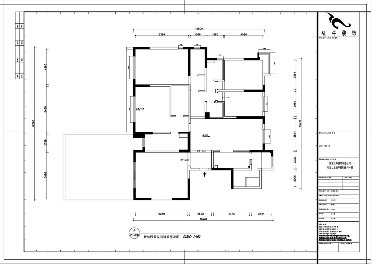 魏明花｜碧桂園鳳雅苑9-1004-260㎡-現代簡約風格｜4室3廳3衛｜毛坯房裝修｜定制家￥368533｜全包36萬｜00_01建筑原況圖