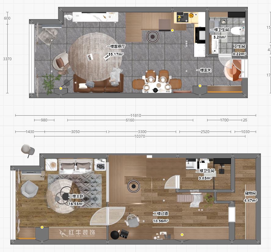 劉小勇｜瑞鑫蘭庭綜合樓1927-90㎡-現代簡約風格｜2室1廳2衛｜老房裝修｜定制家｜全包11
