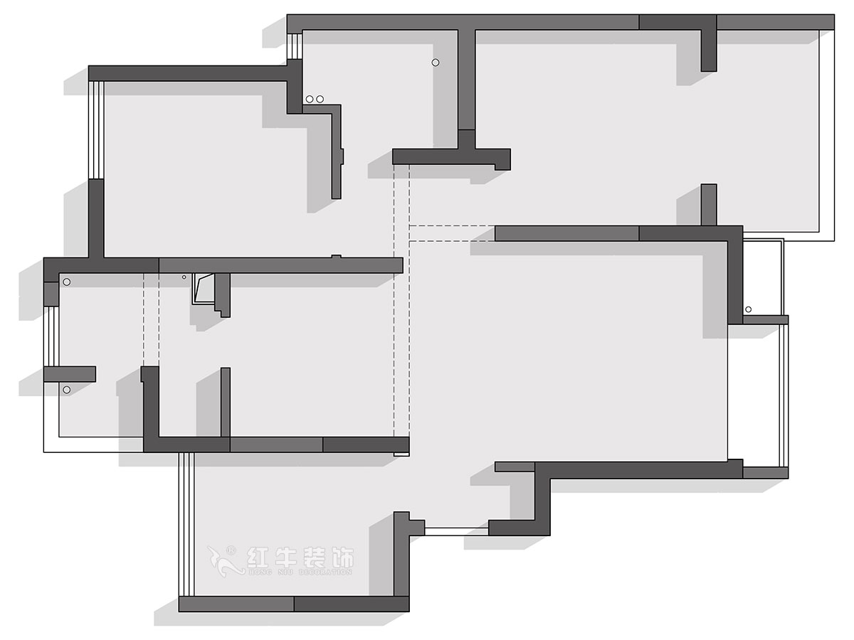 陸利民｜富力城50-1204-93㎡-現代風格｜3室2廳1衛｜新房裝修｜定制家｜全包13