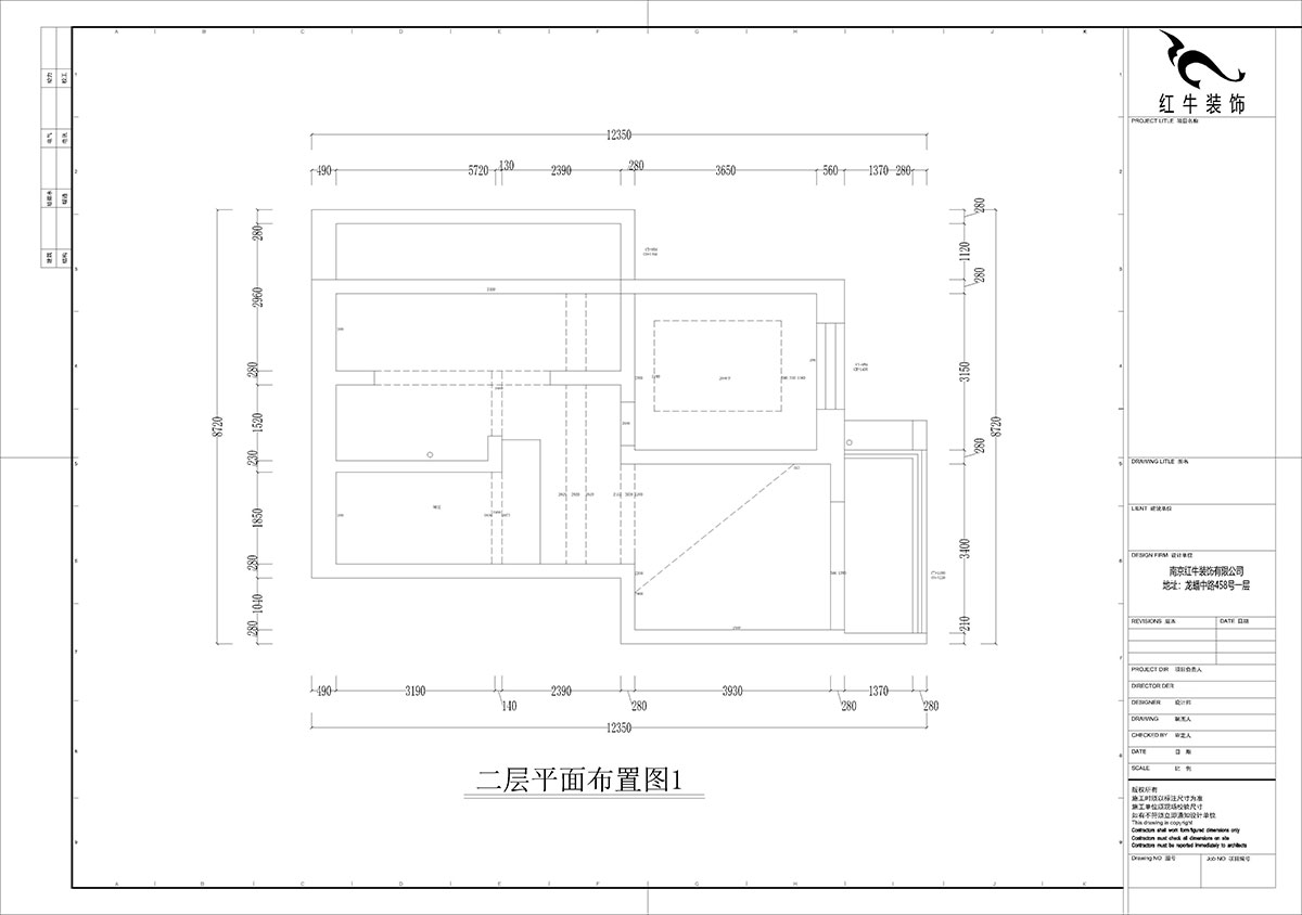 孟憲濤｜攝山星城步青苑18-2-604-120㎡-現代簡約風格｜4室2廳2衛｜毛坯房裝修｜定制家｜全包16萬｜00_02二層原始框架圖