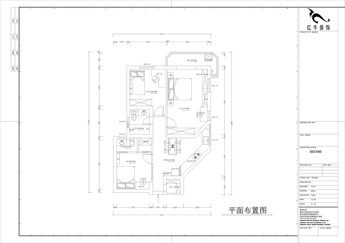 孟憲濤｜金寶花園4-2605-95㎡-現代簡約風格｜3室1廳2衛｜老房裝修｜定制家｜全包14