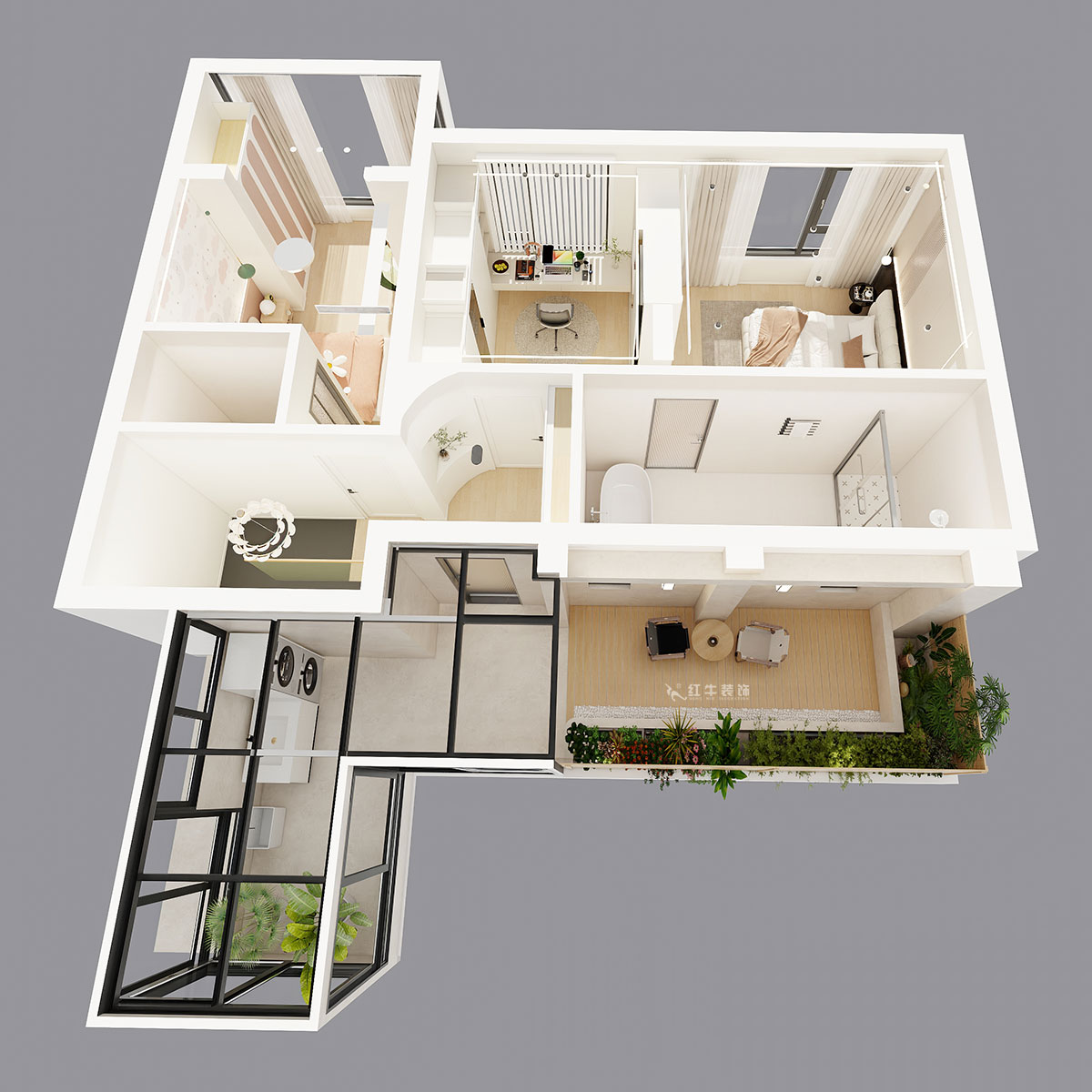 郭志成｜五礦瀾悅方山10-504-138㎡-現代風格｜復式｜3室2廳1廚3衛｜老房裝修｜定制家｜全包21